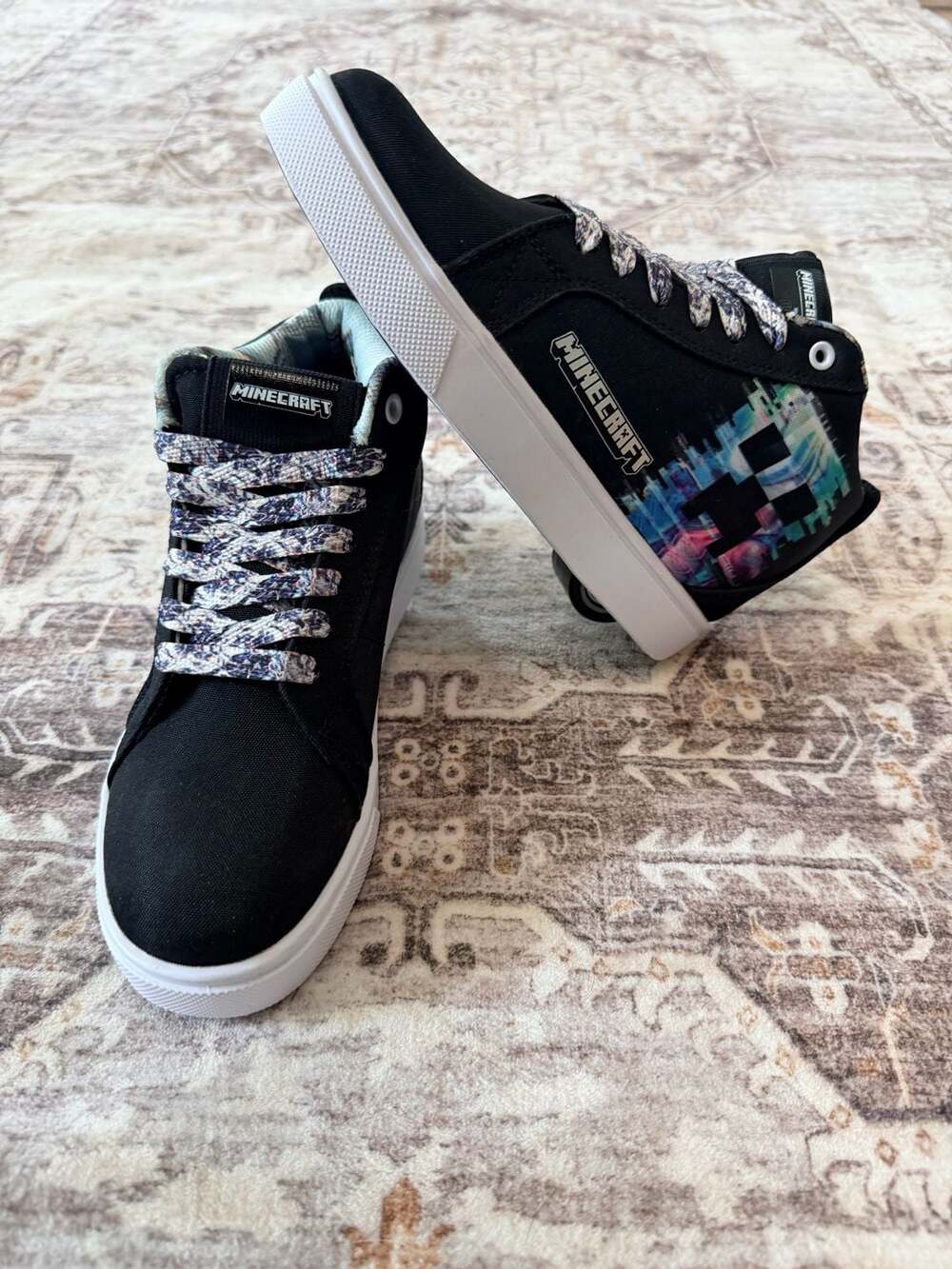 Heelys Racer 20 Mid Minecraft Youth Size 6